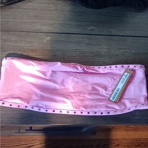 SKIMS  Swim Bandeau Bikini top with Rhinestone Studded Trim